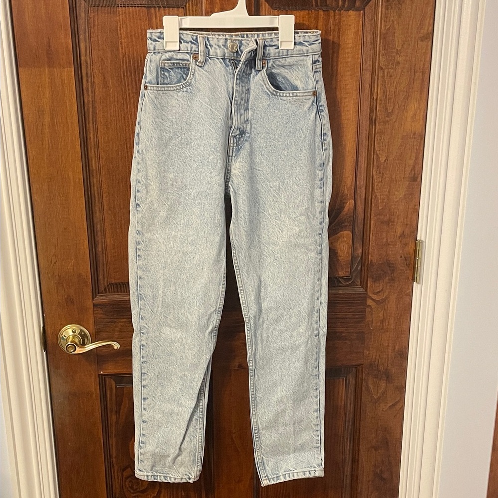 Zara Light Blue Mom Jeans